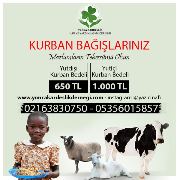 AFRİKA DA KURBAN ÇALIŞMASI